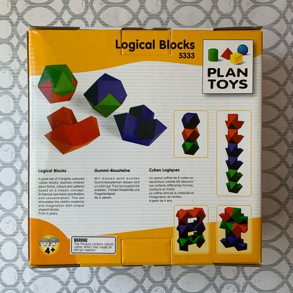 Plan Toys Logical Blocks 5333 - Picture 2 of 2